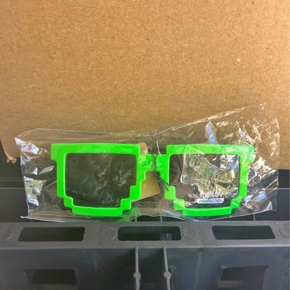 Other - Green Pixelated Sunglasses